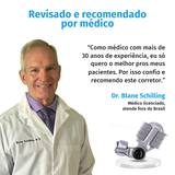 Dr. Blane Schilling, médico licenciado, recomenda o corretor de joanete