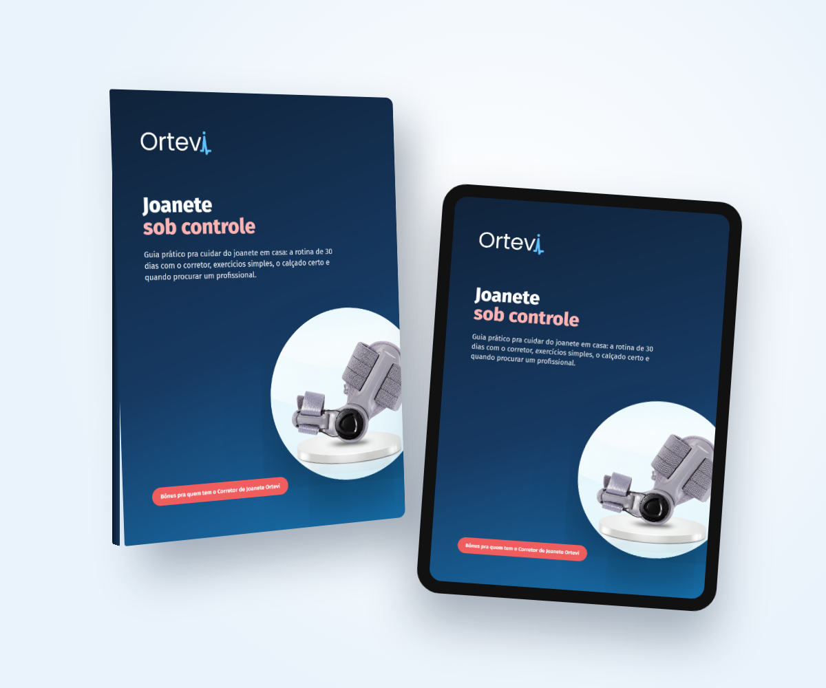 E-book Guia Ortevi de cuidados com o joanete